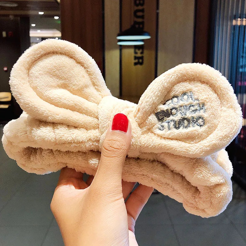 Cute Plush Bow Headband