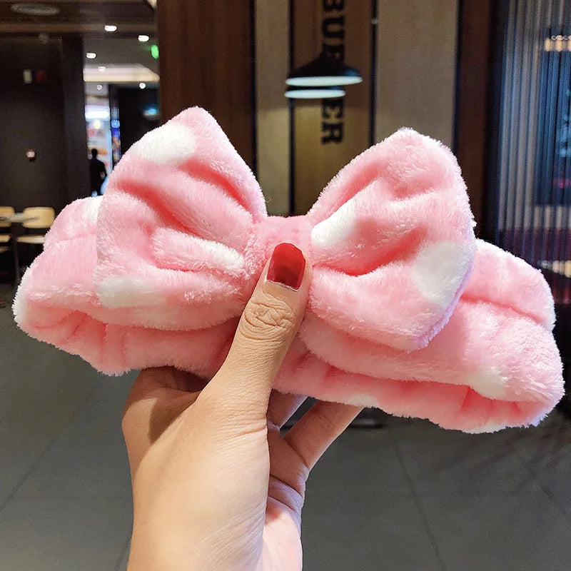 Cute Plush Bow Headband
