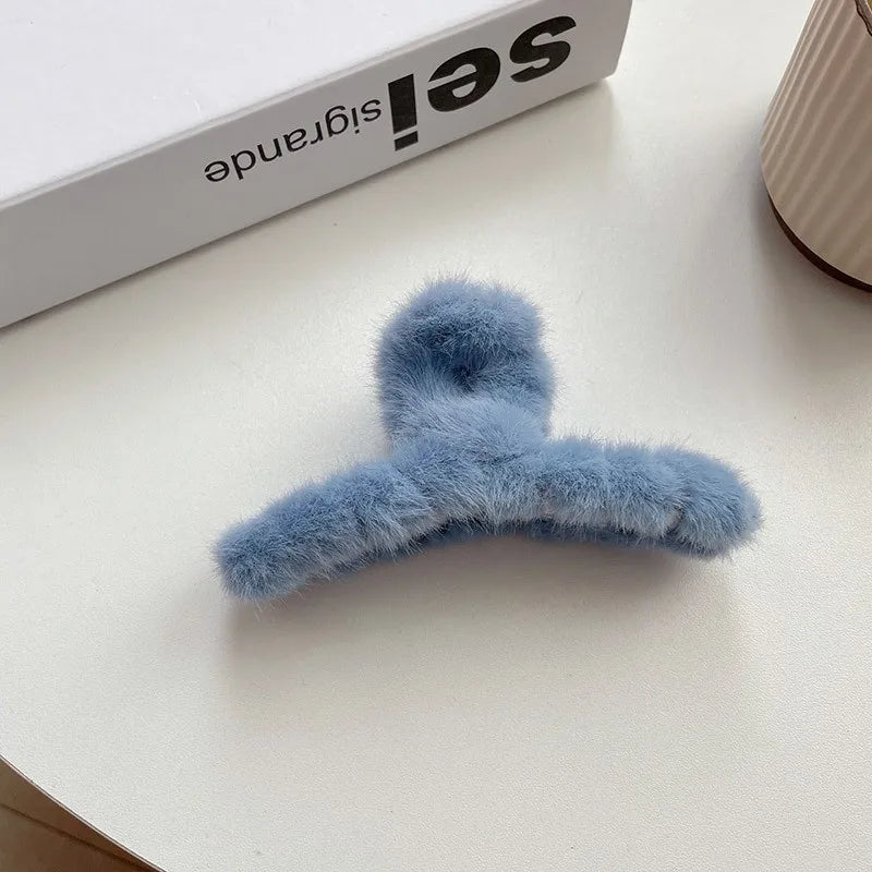 Plush Fluffy Hair Clip