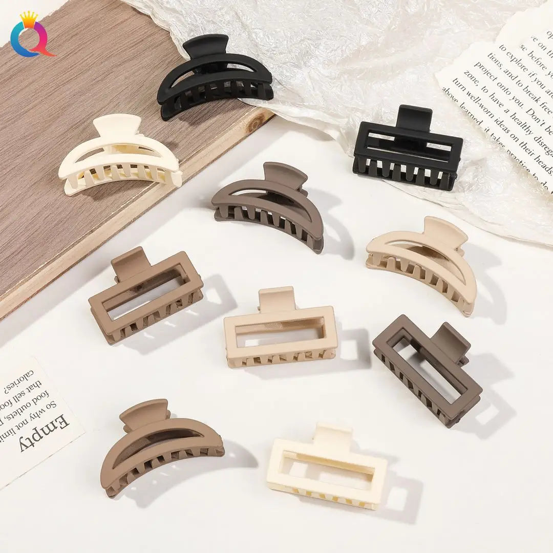 Floral Charm Hair Clip Set