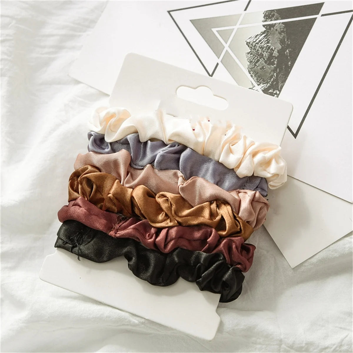 Lux Satin Hair Scrunchies
