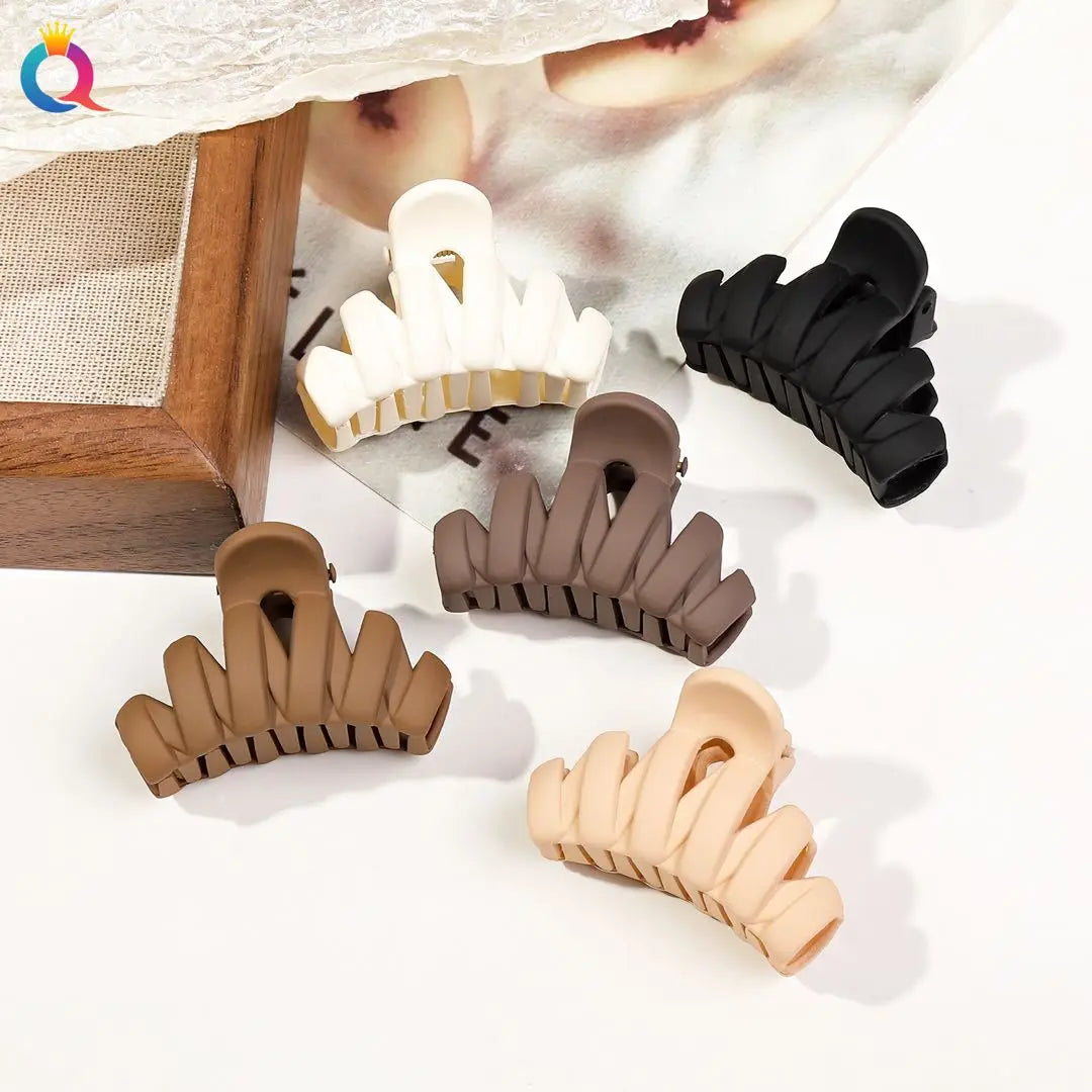 Floral Charm Hair Clip Set