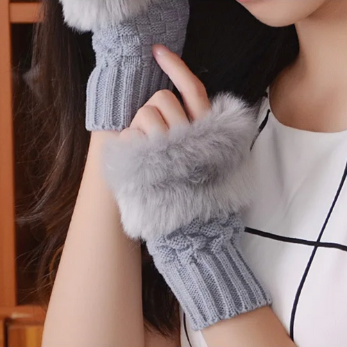 Cozy Knit Fingerless Gloves