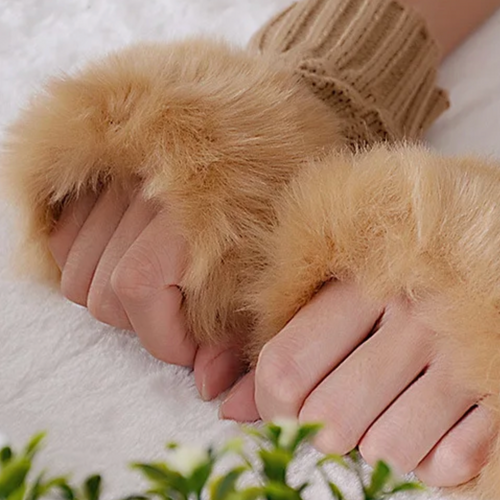 Cozy Knit Fingerless Gloves